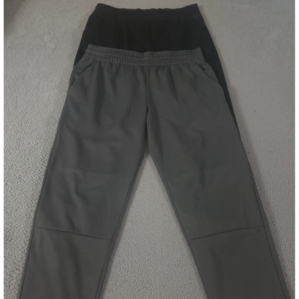 LOT OF 2 Member's Mark Sweatpants Mens XXL Multi Tech Fleece Pant Tapered Leg
